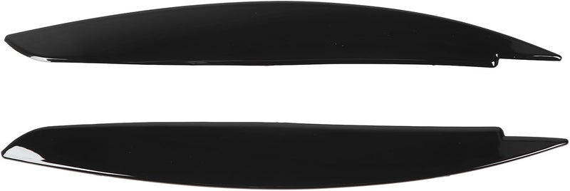 DAUZ Headlight Eyebrow Trim, Headlight Eyelid Trim Left Right Perfect Match Durable for 1 Series E81 E82 E87 E88 (Glossy Black) - Image 4